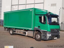 MERCEDES-BENZ 1824 L ACTROS Koffer 7,35 m mit Tür + LBW 2t