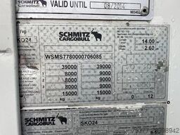 Schmitz Cargobull SK024L ,Vector ,SAF assen,260 cm hoog