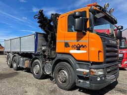 Scania R420 8x2 3-S-Kipper + Hiab 244EP-5 Funk