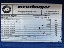 Meusburger MPG-2 Lowloader / Tieflader - 2x steering axle ...
