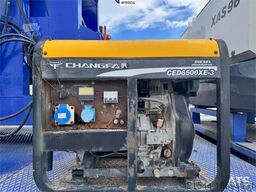 Scania P114 Lift truck w/ Compressor and 8 meter Lift.