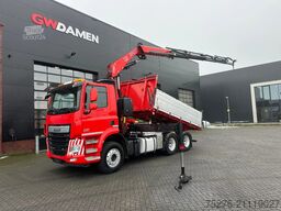 DAF CF 460 6x4 Tipper / Tractor unit + Fassi F235 E...