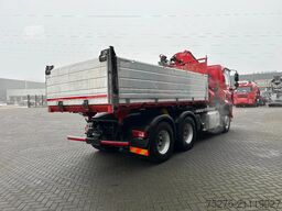 DAF CF 460 6x4 Tipper / Tractor unit + Fassi F235 E...