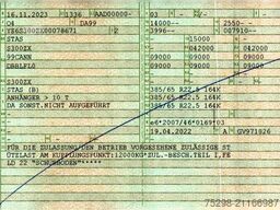 STAS S300ZX / 2 Liftachsen