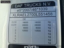 DAF XB 290 4X2 FA VDC 16t - Curtainsider Junge
