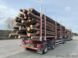 Närko 4-axle Timber Trailer