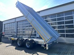 Möslein TTD 19 B  19 t Tandemkipper- Tieflader hydraulischer Klappe Breitbereifung