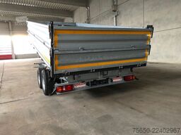 Möslein TTD13- BA Verzinkt  13 t Tandem Kipper Tiefladermit Bordwand- Aufsatz-- Neufahrzeug --
