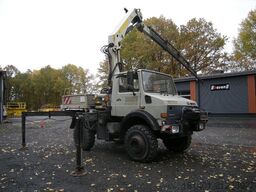 MERCEDES-BENZ Unimog U2100 mit Kran Palfinger PK14500D