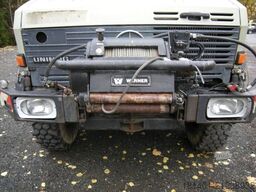 UNIMOG U2100 437/30 Zugmaschine mit Kran P14500D