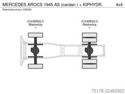 Mercedes-Benz AROCS 1945 AS (cardan ) + KIPHYDR.