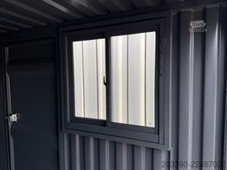  8 Fuß Container , Neuwertig, Seitentür & Fenster