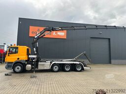 DAF CF 85.410 8x2 / HMF 3000 K6 crane (30T/m 6x ext...