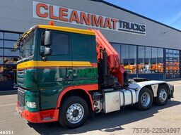 DAF FTN 105 XF 460 6x2 Manual Hiab 60 Tonmeter laak...