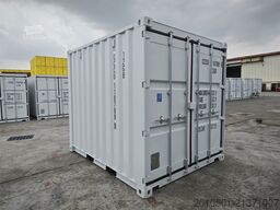 10 Fuß Seecontainer / Lichtgrau Neu eine Reise / RAL 7035 / Materialcont