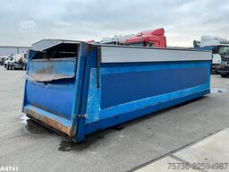 Container 21m³ met Hydraulische milieukleppen 