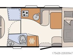 DETHLEFFS Esprit I 7150-2 DBM *Hubstützen*Luftfeder*4.8 t*