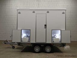  1 + 1 + 1 Doppeltank Toilettenanhänger