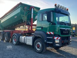 MAN TGS 18.500 4x4H BLS with 2010 Kempf SKM 31/2 SR tipper semi-trailer