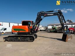 SCHAEFF TC125/Verstell Auslege/1033Std/PowerTilt rotator