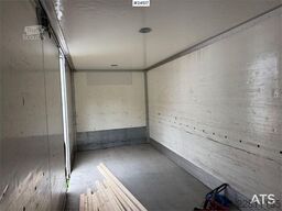 Scania P270 4x2 box truck with full side opening and tail
