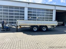 Möslein TTD 19 B  19 t Tandemkipper- Tieflader hydraulischer Klappe Breitbereifung