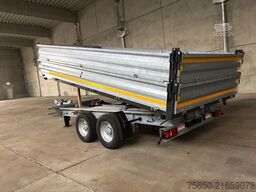 Möslein TTD13- BA Verzinkt  13 t Tandem Kipper Tiefladermit Bordwand- Aufsatz-- Neufahrzeug --