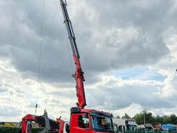 Mercedes-Benz AROCS 3643 8x4 HOOKLIFT + 21m! CRANE FASSI F305...