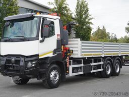 Renault K380 6x4 / FASSI F175 crane 7.85 t