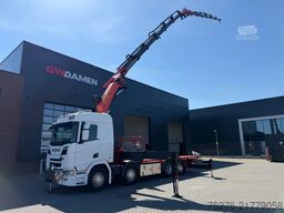 Scania R580 V8 8x2 Trekker/Bakwagen Palfinger PK 78002...