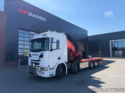 Scania R580 V8 8x2 Trekker/Bakwagen Palfinger PK 78002...