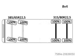 MAN TGS 35.400 * HIAB 244 EP - 5 HIPRO + FUNK * 8x4