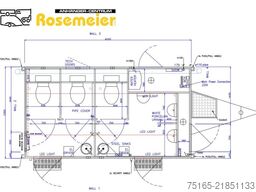 Rosemeier EW TA-NO 2 Damen, 1 Herren + 3 Urinal Toilettenanhänger