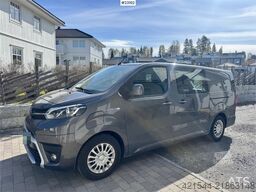Toyota Proace van with 2 sets of tires.