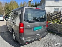 Toyota Proace van with 2 sets of tires.