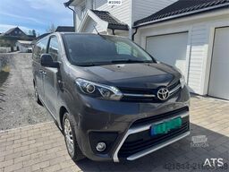 Toyota Proace van with 2 sets of tires.