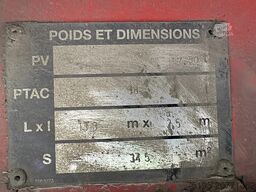 Fruehauf Dhollandia DHSMR.20 2000 KG - Lifting axle - sl...