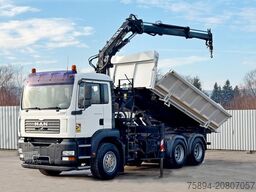 MAN TGA 26.350 * KIPPER 4,90m + TEREX ATLAS * 6x4 *