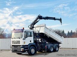 MAN TGA 26.350 * KIPPER 4,90m + TEREX ATLAS * 6x4 *