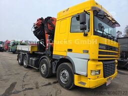 DAF 95XF / 8X4 / 35m Palfinger Kran PK 90002 / Winch