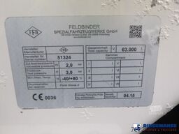 Feldbinder Powder tank alu 63 m3 (tipping)