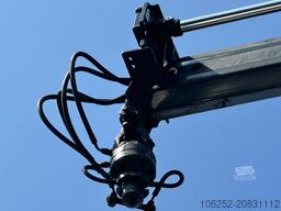 Scania P410 8x4 TRIDEM PRITSCHE PLANE + KRAN HIAB 244 ...