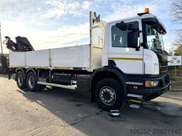 Scania P410 6x4 PRITSCHE + KRAN HIAB X-HIDUO 188 ES-4 ...