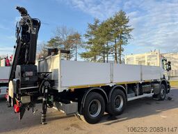Scania P410 6x4 PRITSCHE + KRAN HIAB X-HIDUO 188 ES-4 ...