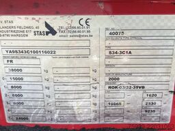 Stas Volume  40m3, 3 axels spring, Alu