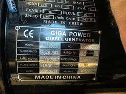 Giga power LT-W50-GF 62.5 kVA Open generator
