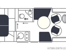 NIESMANN+BISCHOFF iSmove 7.3 F, Gastank,Solar,WeRi,Hyd Hubstützen