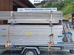 Temared scaffolding trailer w/ 162m2 scaffolding