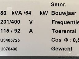 JCB 448TGWA-72 - 80kVA marine genset St-5 - DPX-22002