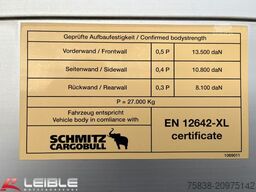 SCHMITZ CARGOBULL SCS24/L*Liftachse*RSAB*Zertifikat Code XL*